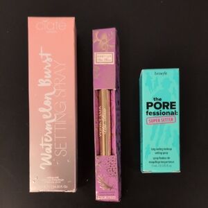 Bundle: Ciate Watermeon Setting Spray, Winky Lux Uni-brow, And Benefit Super Set